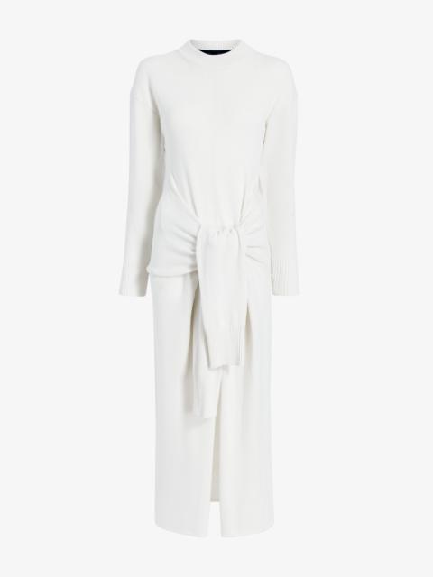 Luca Dress in Silk Cotton Crepe Knit