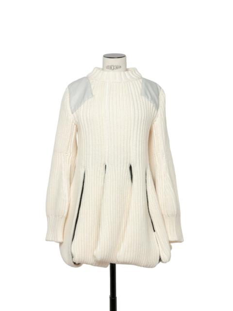 Chiffon Mix Knit Dress