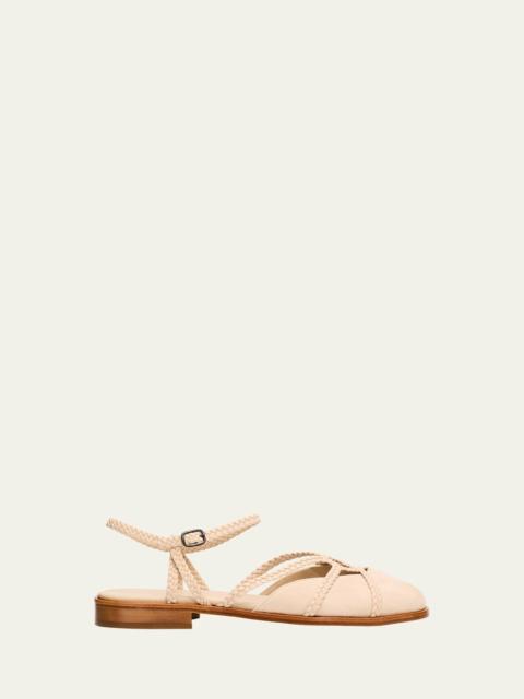 Ranya Braided Suede Sandals