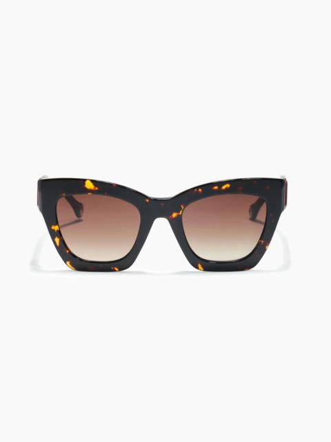 Cat Eye Sunglasses with Temple Insert