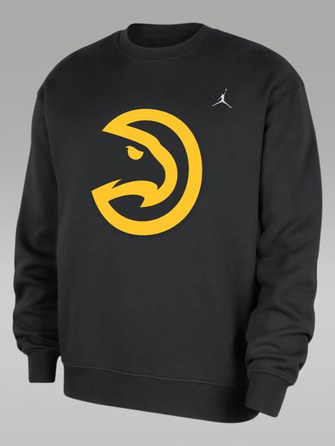Atlanta Hawks Statement Essentials Men's Jordan NBA Fleece Crew-Neck Sweatshirt