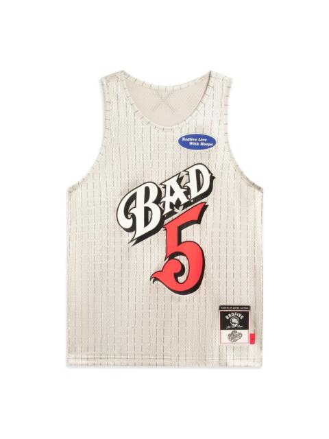 Li-Ning x Mitchell & Ness BadFive Graphic Basketball Jersey 'Grey' AAYT047-7