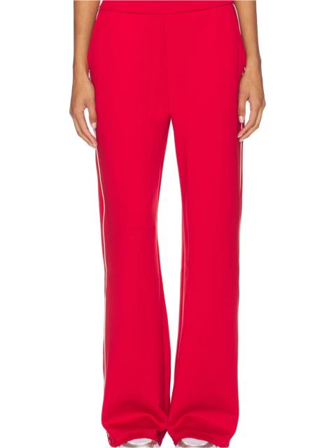 Piped Wide Leg Pant