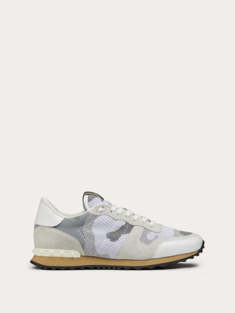 Mesh Fabric Camouflage Rockrunner Sneaker