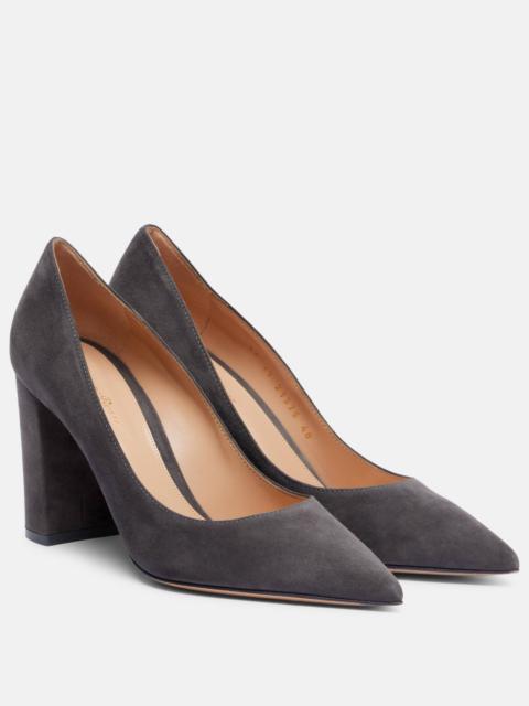 Piper 85 suede pumps