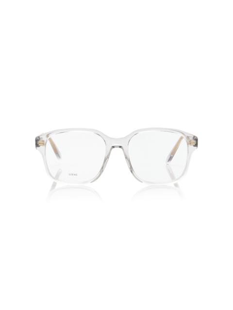 Square-Frame Acetate Glasses grey