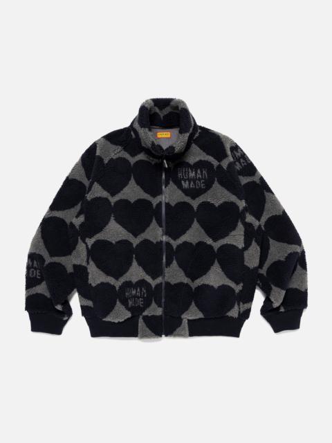HEART FLEECE JACKET