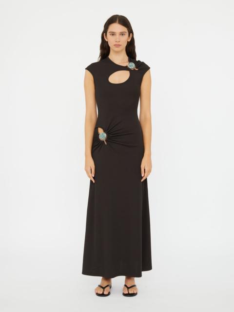 Mineral Stone Hollow Tee Dress