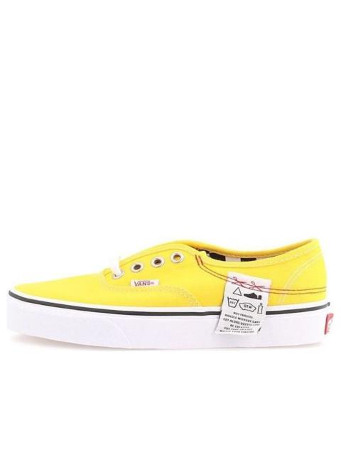Vans DIY Authentic HC Skate Sneakers Low Shoes Yellow VN0A4UUC1AE