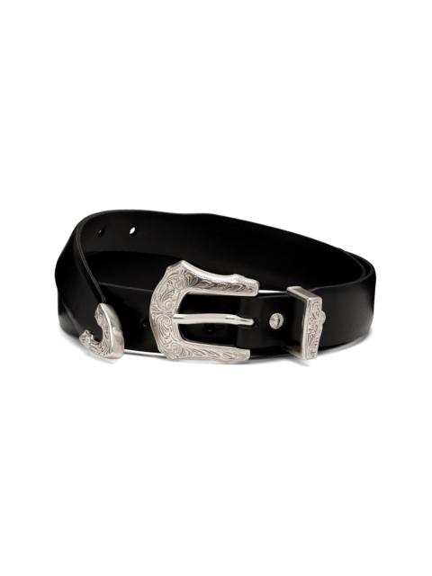 Black Metal Buckle Belt