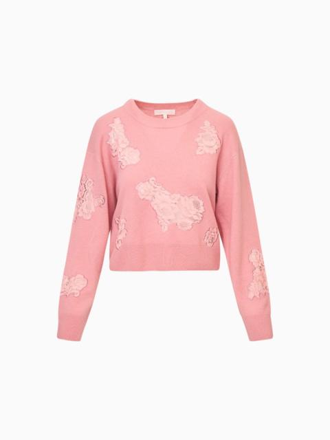 Lazuli Cashmere & Lace Sweater