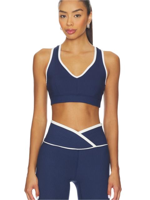 Ribbed V Sports Bra