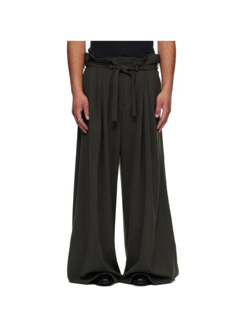 Gray Slacker Maxis Trousers