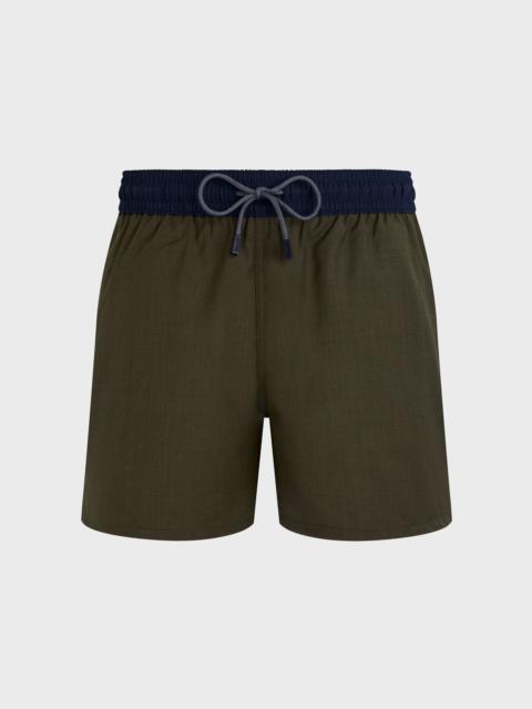 Men Merinos Wool Swim Trunks Bicolore