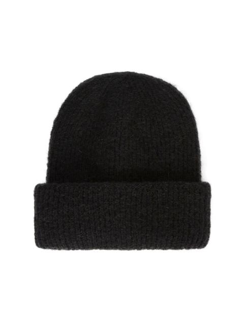 turn-up knitted beanie