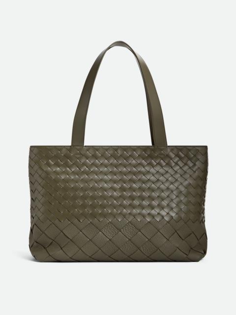 Small Intrecciato Zipped Tote