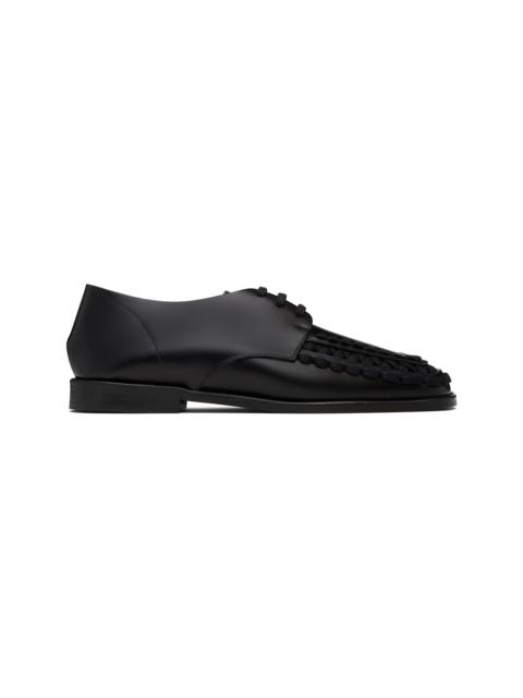 Black Alaro Lace-Up Derbys