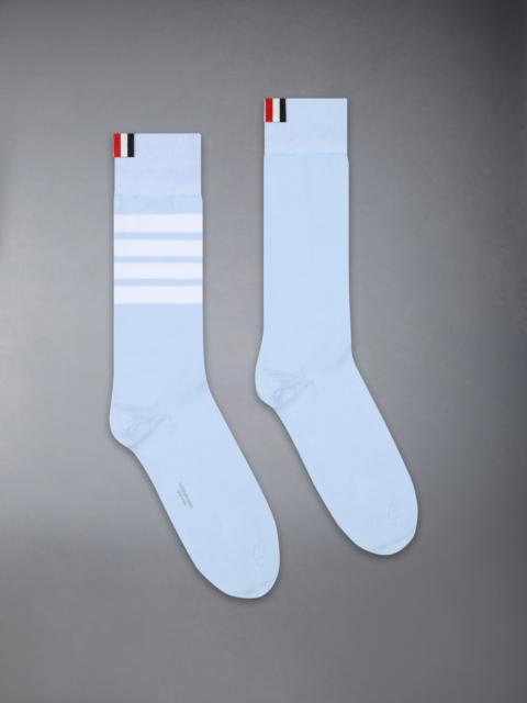 COTTON 4-BAR MID CALF SOCK