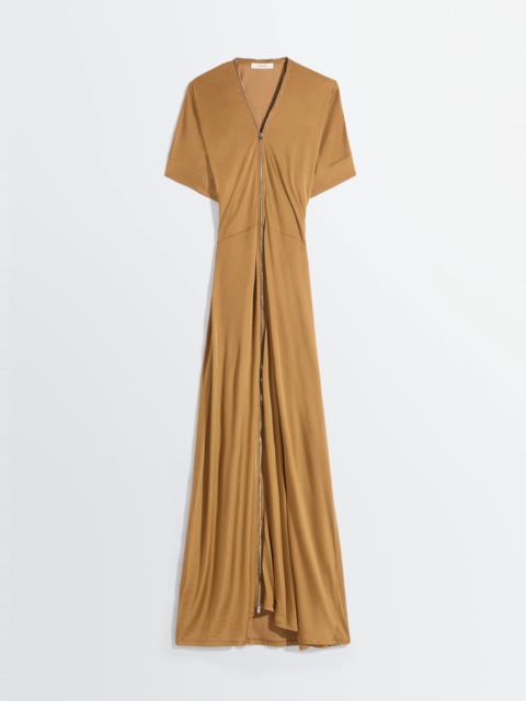 ZIP DRESS IN VISCOSE COTTON JERSEY
