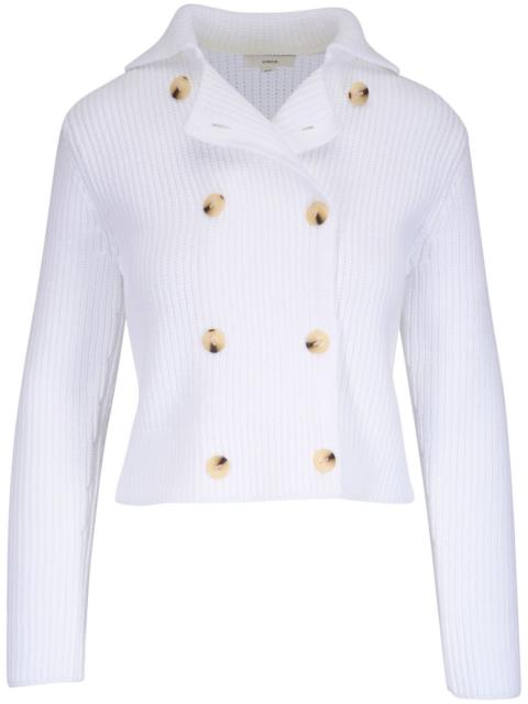 double-breasted cardigan