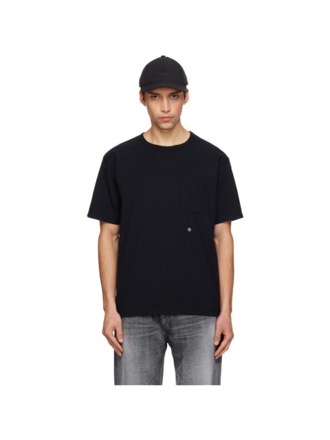 Black COOLMAX Jersey Pocket T-shirt