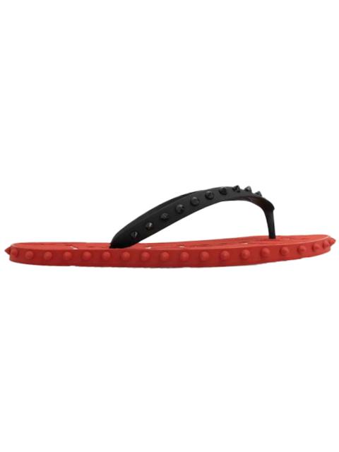 Christian Louboutin Super Loubi Flip Flop Black/Red