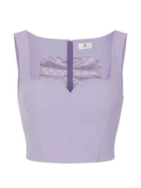 sweetheart-neckline top
