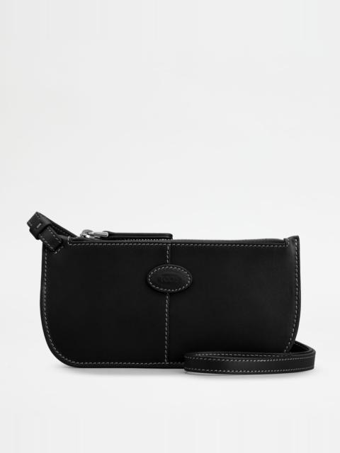 GLASSES CASE IN LEATHER - BLACK