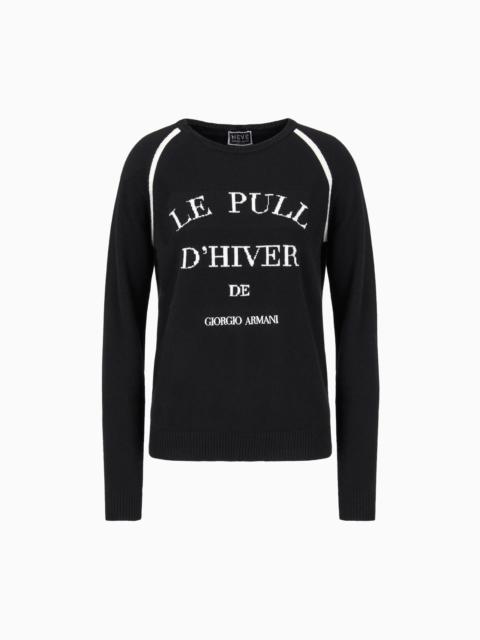 GIORGIO ARMANI NEVE CASHMERE CREW-NECK SWEATER