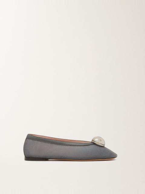 Ballerina flat in mesh
