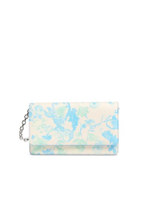 floral chain cross body bag