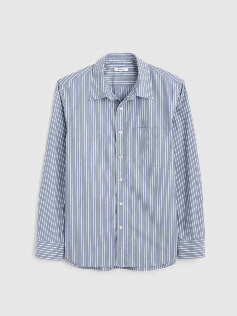 Button-Up Shirt in Crisp Poplin