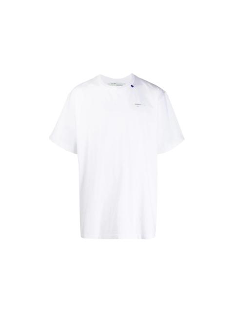 OFF-WHITE Slim Fit Unfinished T-Shirt White/Silver