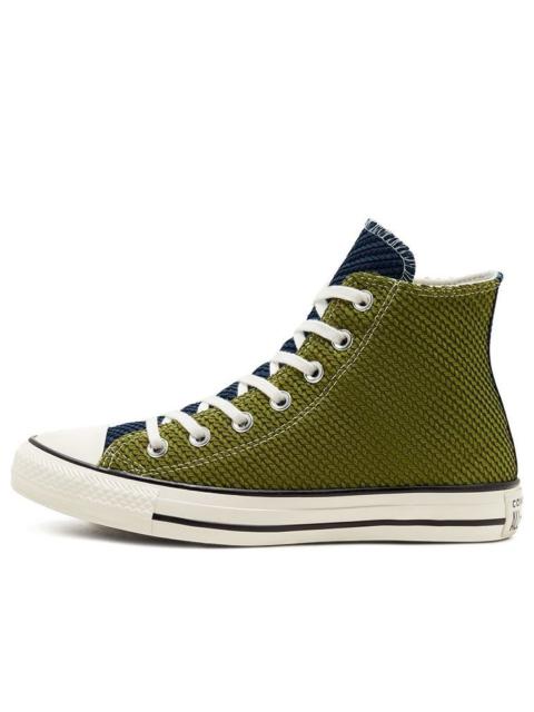 (WMNS) Converse Chuck Taylor All Star Runway Cable Yellow Green Hi Sneakers 'Green Yellow' 568665C