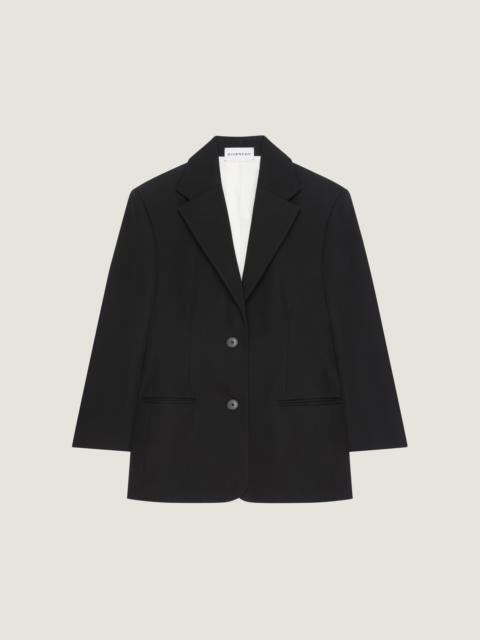 SINGLE BREASTED JACKET IN WOOL