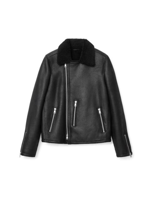 CORREZ SHEARLING BIKER JACKET