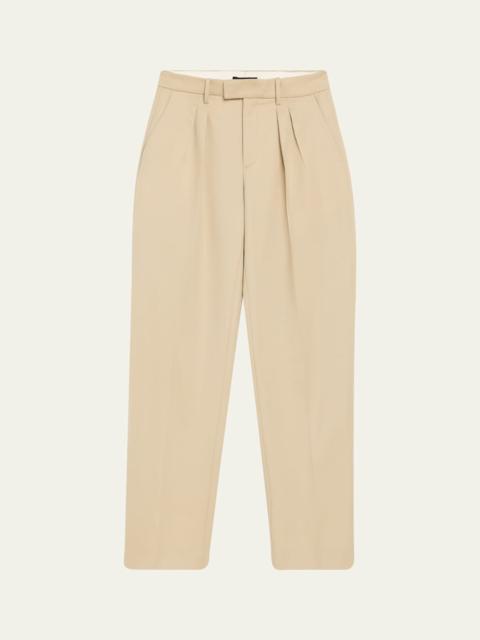 Alphonse Pleated Straight-Leg Tailoring Pants