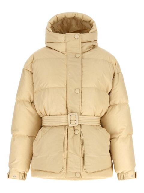 quilted belted jacket