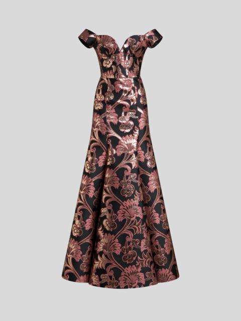 LONG JACQUARD DRESS
