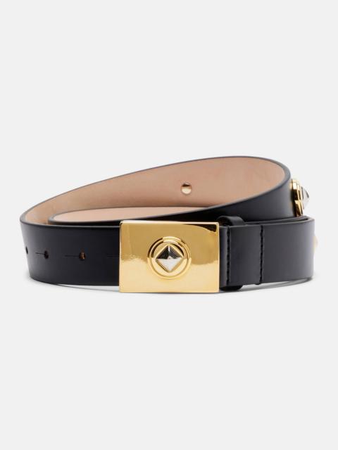 Medora studded leather belt