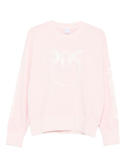 embroidered-logo cotton sweatshirt