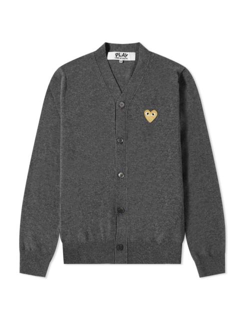 Comme des Garcons Play Gold Heart Cardigan