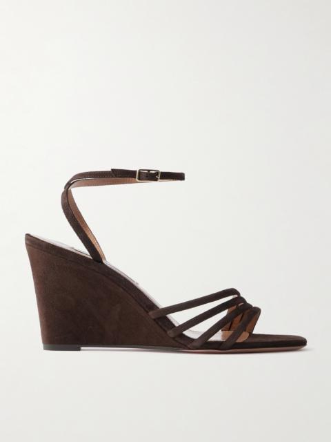 Latour 85 Suede Wedge Sandals