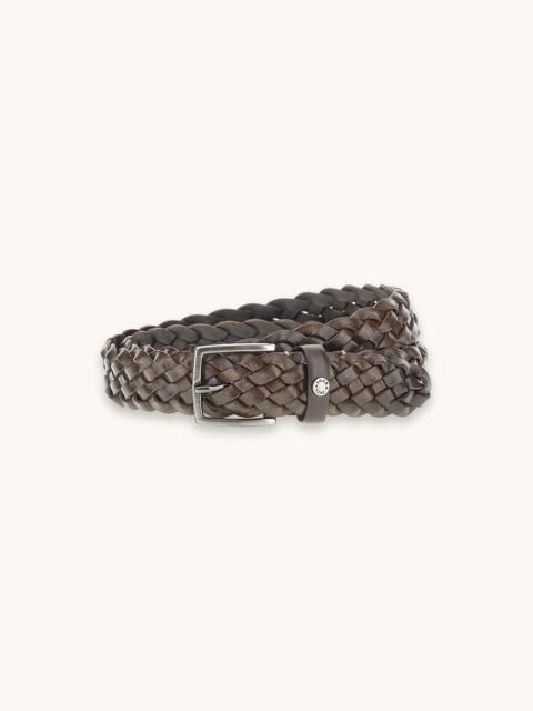BRAIDED LEATHER BELT