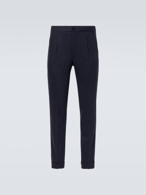 Cashmere straight pants