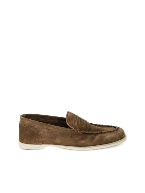 suede loafers