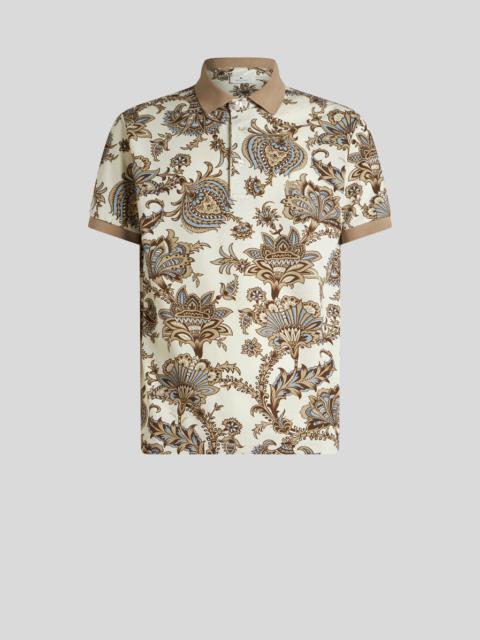 POLO SHIRT WITH FLORAL PRINT