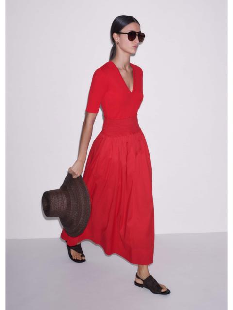 Mixed Media Maxi Dress