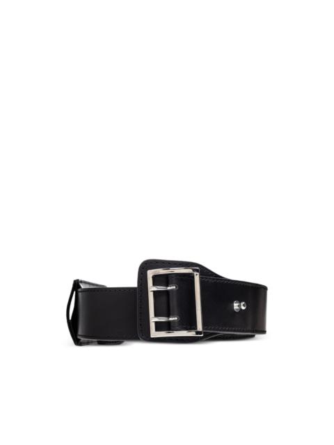 leather studded belt