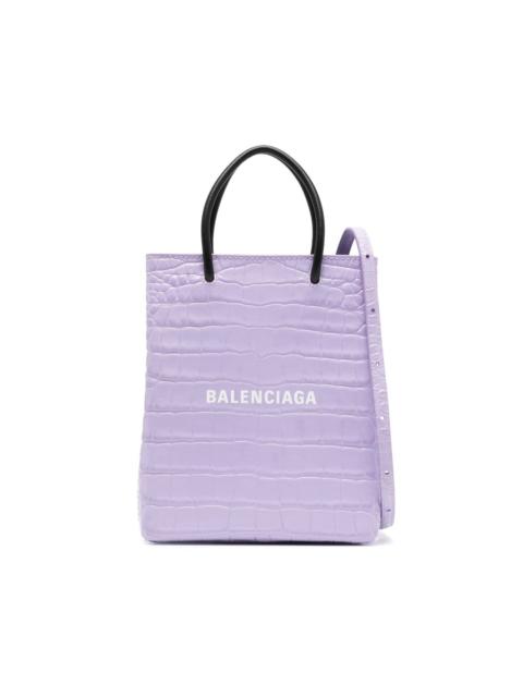 mini Shopping leather tote bag